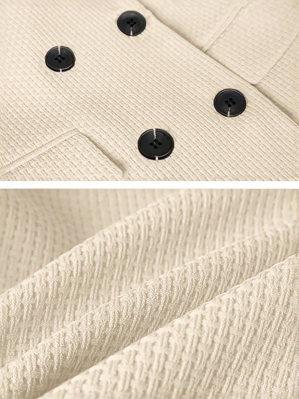 Apricot Elegant Women's Long Sleeve Business Blazer - Picture 5 of 5